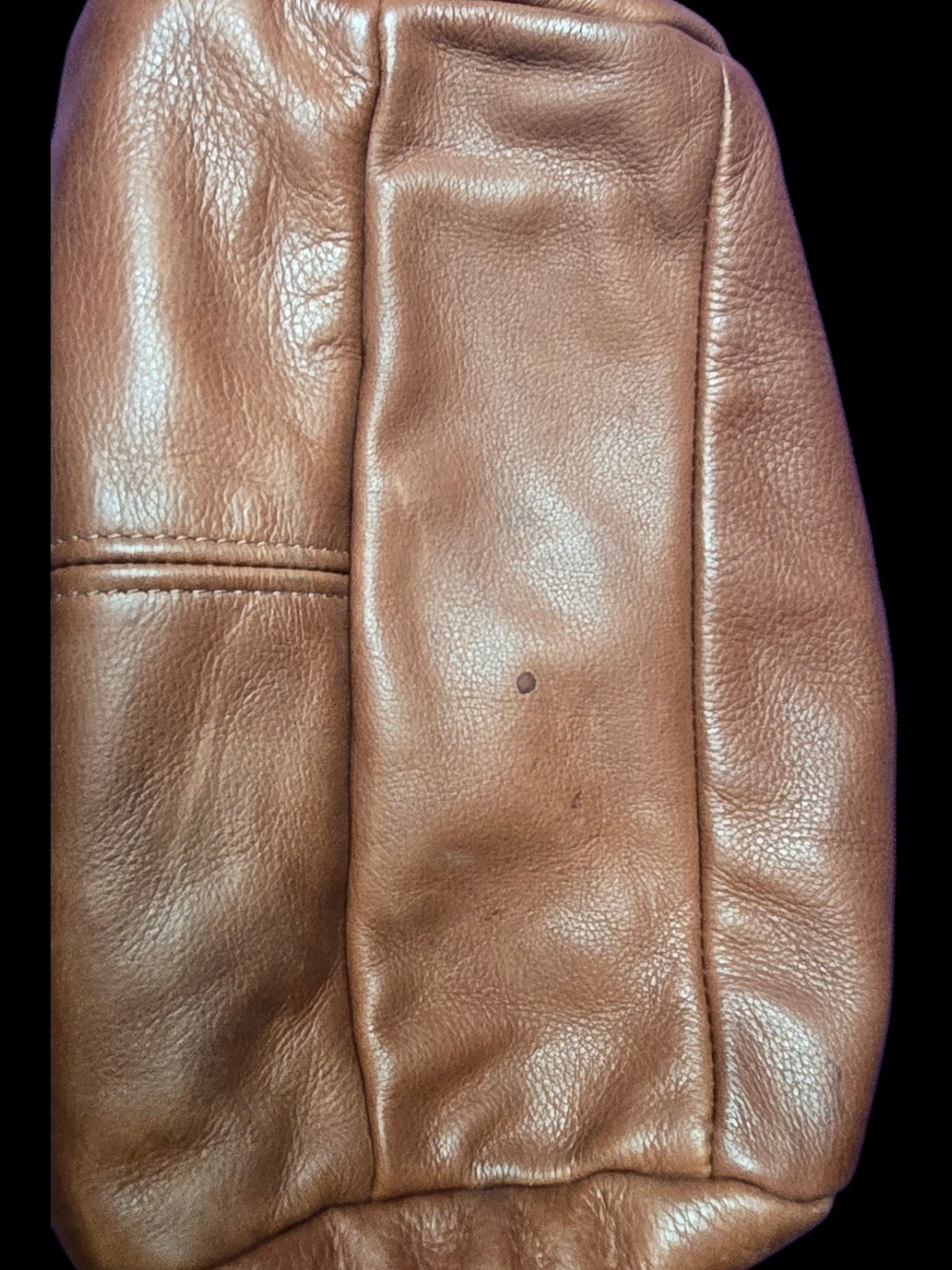 Victoria Leather Classic Shoulder Bag - Brown - Picture 16 of 16